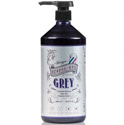 BEARDBURYS Grey Shampoo Оттеночный шампунь для волос 1000 мл