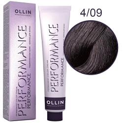 OLLIN Performance Краска  4/09 шатен прозрачно-зеленый 60 мл купить недорого в интернет магазине Beauty Prof с доставкой по Хабаровску и регионам России