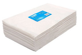 WHITE LINE Салфетка 30*40 см 50 г/м белая 100 шт купить недорого в интернет магазине Beauty Prof с доставкой по Хабаровску и регионам России