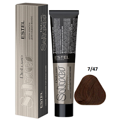 ESTEL De Luxe Silver Крем-краска 7/47 60 мл купить недорого в интернет магазине Beauty Prof с доставкой по Хабаровску и регионам России