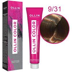 OLLIN Крем-краска  9/31 блондин золотисто-пепельный 60 мл купить недорого в интернет магазине Beauty Prof с доставкой по Хабаровску и регионам России