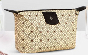 Косметичка универсальная Арабеска на молнии бежевая 21*5,5*14см купить недорого в интернет магазине Beauty Prof с доставкой по Хабаровску и регионам России