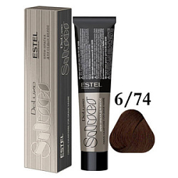 ESTEL De Luxe Silver Крем-краска 6/74 60 мл купить недорого в интернет магазине Beauty Prof с доставкой по Хабаровску и регионам России