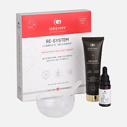 GREYMY Комплексная система для регенерации и уплотнения волос 120 мл купить недорого в интернет магазине Beauty Prof с доставкой по Хабаровску и регионам России