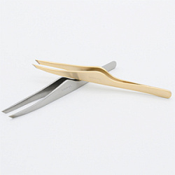 SOLINBERG Пинцет для бровей G805з цвет золотой/серебряный купить недорого в интернет магазине Beauty Prof с доставкой по Хабаровску и регионам России