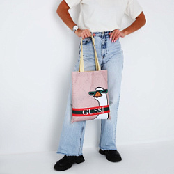 Сумка-шопер Gussi без молнии  без подкладки  цвет бежевый 35*0.5*40 см купить недорого в интернет магазине Beauty Prof с доставкой по Хабаровску и регионам России