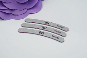 T&H Пилка Бумеранг 240/320 20 шт серая купить недорого в интернет магазине Beauty Prof с доставкой по Хабаровску и регионам России