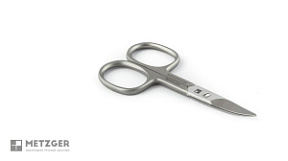 Ногтевые ножницы METZGER NS-118-M (CVD) изогнутые с насечкой купить недорого в интернет магазине Beauty Prof с доставкой по Хабаровску и регионам России
