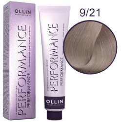OLLIN Performance Краска  9/21 блондин фиолетово-пепельный 60 мл купить недорого в интернет магазине Beauty Prof с доставкой по Хабаровску и регионам России