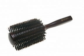 DEWAL Брашинг деревянный натуральная щетина темный 38/78 мм купить недорого в интернет магазине Beauty Prof с доставкой по Хабаровску и регионам России