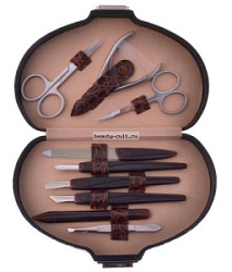 Scarlet Line Маникюрный набор 9 предметов 130sl-P-897-RD2 купить недорого в интернет магазине Beauty Prof с доставкой по Хабаровску и регионам России