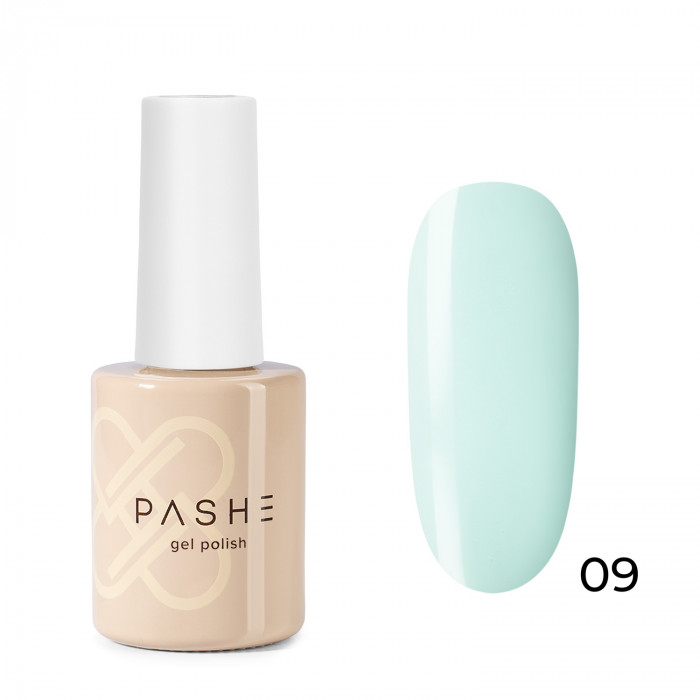 PASHE Atelier Гель-лак 09 нежная мята 9 мл