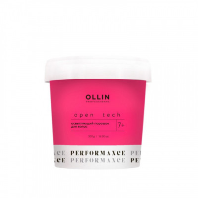 OLLIN Blond Performance Осветляющий порошок для открытых техник обесвечивания 500 гр