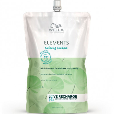 WELLA Elements Шампунь успокаивающий рефил 1000 мл