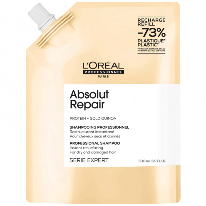LOREAL Absolut Repair Gold Шампунь для восстановления поврежденных волос 500 мл
