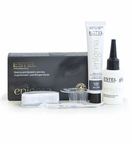 ESTEL Enigma Краска для бровей и ресниц графит
