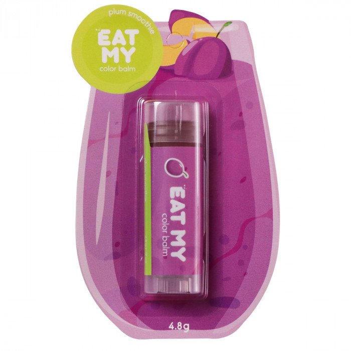 EAT MY Balm Оттеночный бальзам для губ Сливовый смузи 4.8 гр