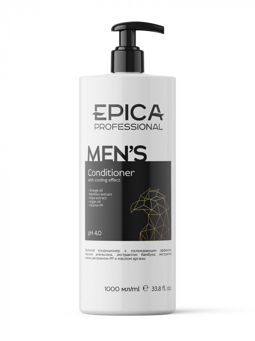 EPICA For Men Мужской кондиционер с охлаждающим эффектом 1000 мл