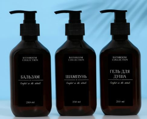 Дозатор для шампуня/бальзама/геля для душа Bathroom collection 250 мл