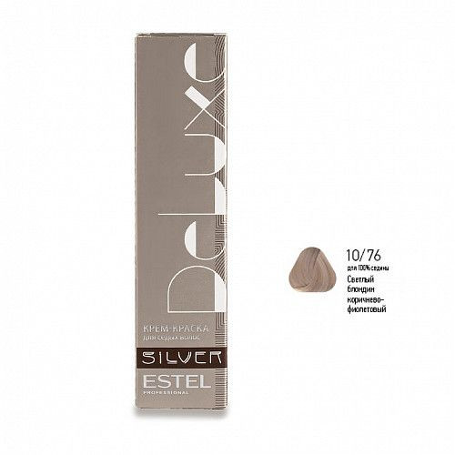 ESTEL De Luxe Silver Крем-краска 10/76 60 мл