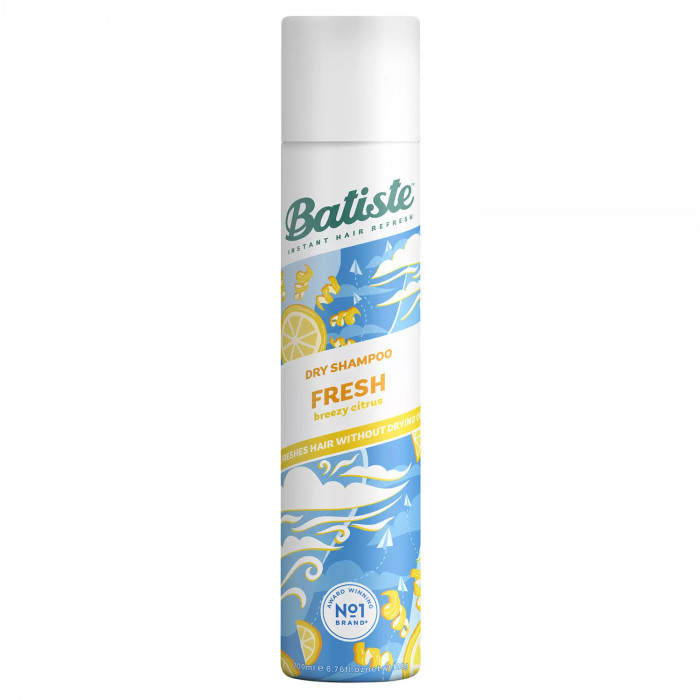BATISTE Fresh Сухой шампунь с ароматом свежести 200 мл