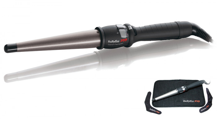 BABYLISS PRO Titanium Tourmaline Плойка конусная 19-32мм 65W 110-200°С