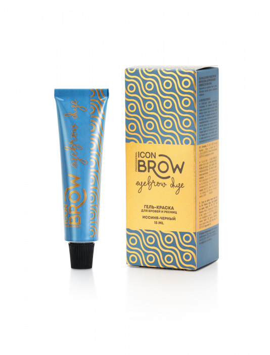 CONCEPT Icon Brow Professional Гель-краска для бровей и ресниц 5.06 иссиня-черный 15 мл