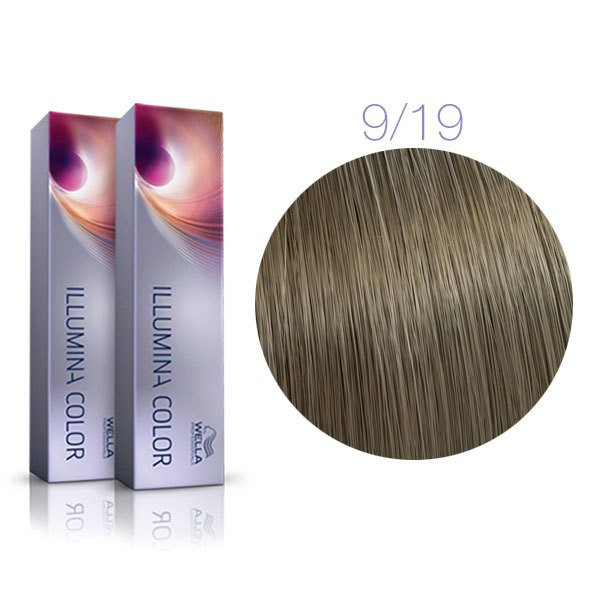 WELLA Illumina  9/19  очень светлый блонд пепельный сандре 60 мл