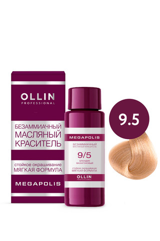 OLLIN Megapolis Краска 9/5 блондин махагоновый 50 мл