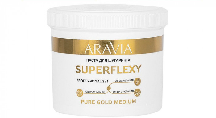 ARAVIA Professional Super Flexy Pure Gold Паста для шугаринга 750 гр