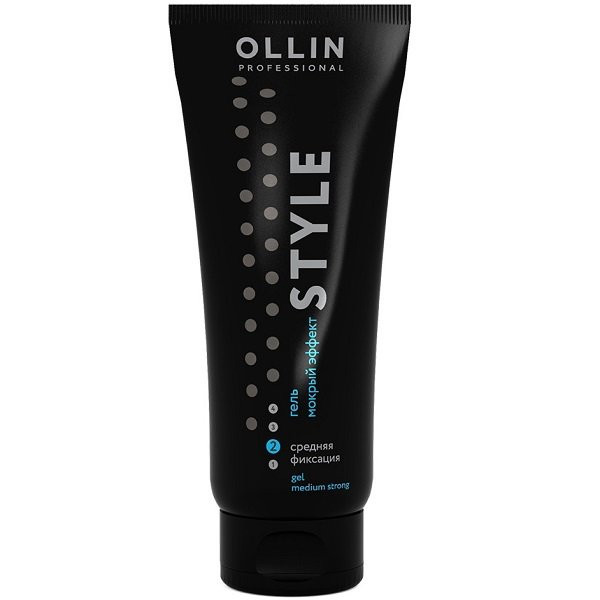 OLLIN Style Гель мокрый эффект средней фиксации 200 мл