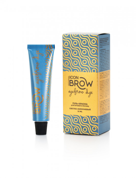CONCEPT Icon Brow Professional Гель-краска для бровей и ресниц 7.07 светло-коричневый 15 мл