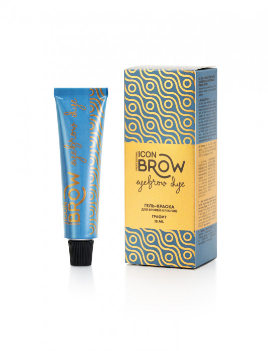 CONCEPT Icon Brow Professional Гель-краска для бровей и ресниц 7.17 графит 15 мл