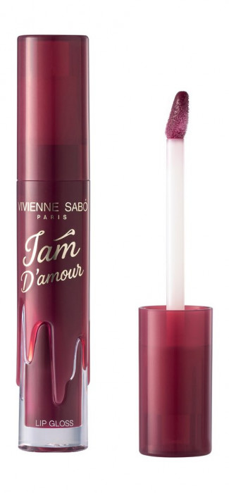 VIVIENNE SABO Блеск для губ с влажным эффектом Jam d'Amour тон 11 винный
