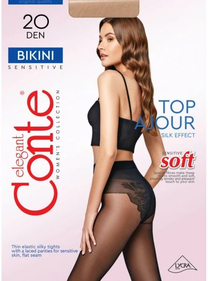 Колготки Conte Bikini 20 ден размер 2 мокка