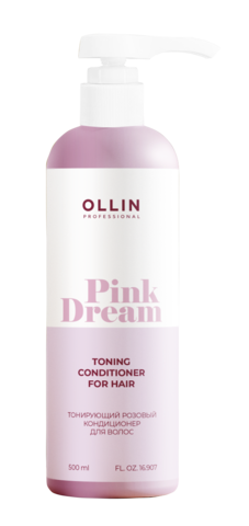 OLLIN Pink Dream Тонирующий розовый кондиционер для волос 500 мл