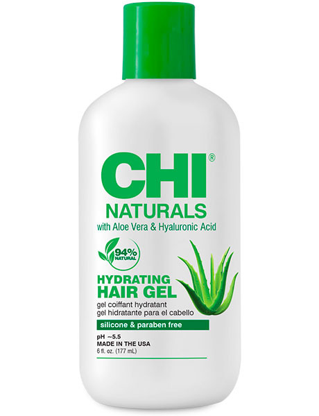 CHI Naturals Гель для укладки волос увлажняющий с алоэ вера и гиалуроновой кислотой 177 мл