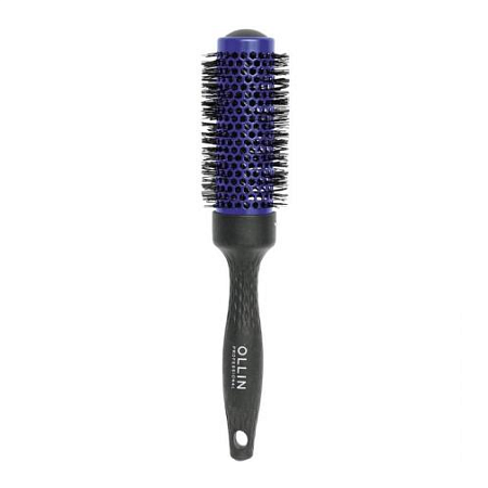 OLLIN Professional Термобрашинг Mix Color Ceramic+Ion с нейлоновой щетиной 34 мм