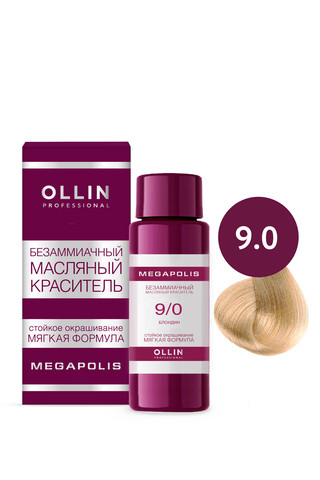 OLLIN Megapolis Краска 9/0 блондин 50 мл