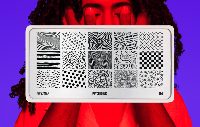 GO!STAMP Пластина для стемпинга 09 Psychedelic