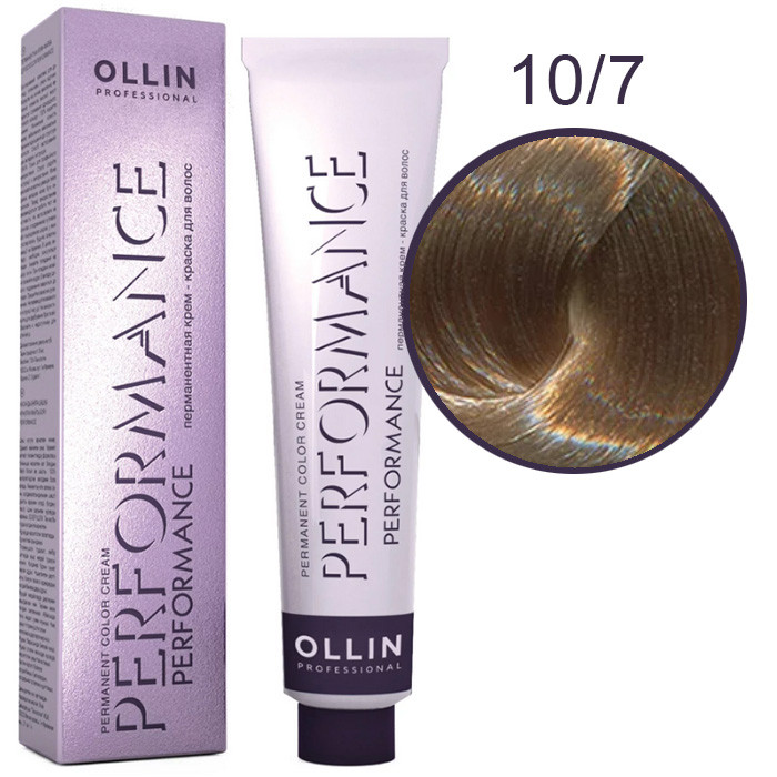 OLLIN Performance Краска 10/7 светлый блондин коричневый 60 мл