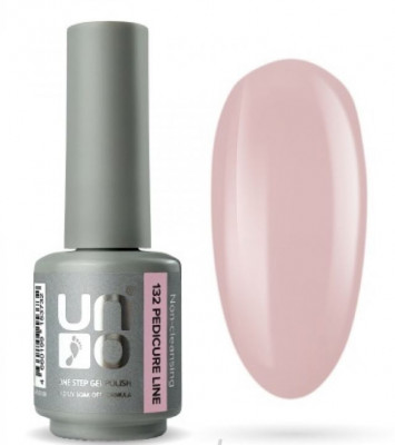 UNO Pedicure Line Гель-лак однофазный 132 пыльная роза 8 мл
