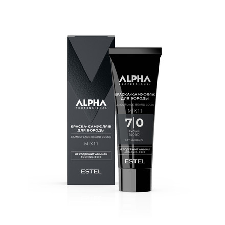ESTEL Alpha Pro Краска-камуфляж для бороды 7/0 40 мл