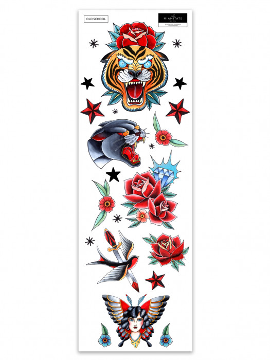 MIAMI TATTOOS Переводные тату Old School