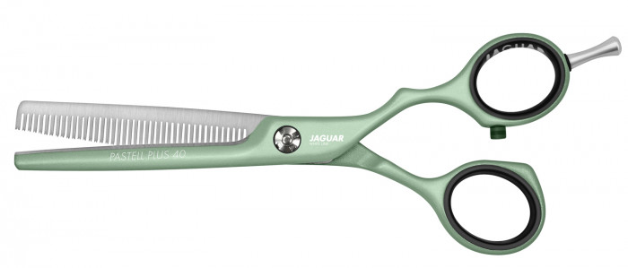JAGUAR Ножницы филировочные White Line Pastell Plus offset 5.5" 40 зубов Matcha 3054-13