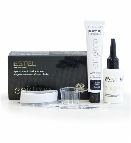 ESTEL Enigma Краска для бровей и ресниц черный