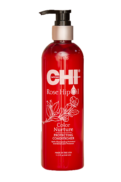 CHI Rose Hip Oil Кондиционер с маслом дикой розы поддержание цвета 340 мл