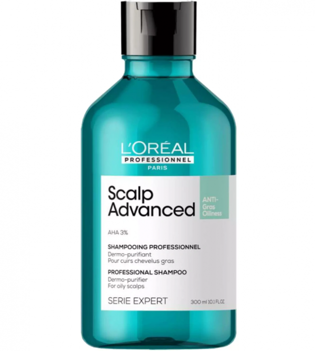 LOREAL Scalp Advanced Шампунь для жирной кожи головы 300 мл