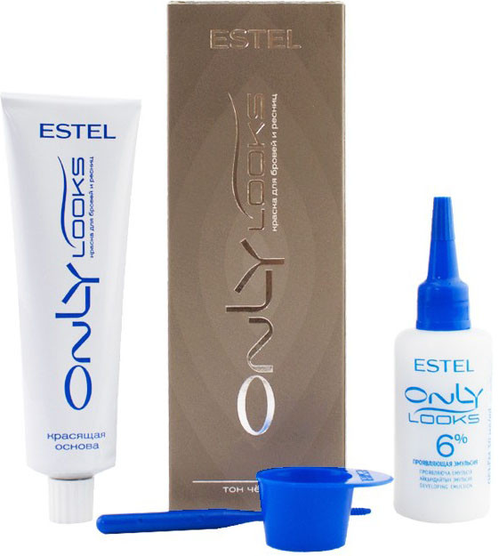ESTEL Only Looks Краска для бровей и ресниц коричневый