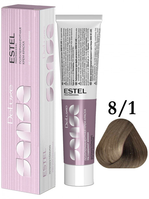 ESTEL De Luxe Sense Крем-краска 8/1 60 мл